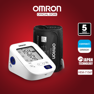 Máy Đo Huyết Áp Bắp Tay Omron HEM-7156T | Phát Hiện Nhịp Tim Bất Thường - Bảo Hành Chính Hãng 5 Năm