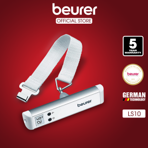 Cân Hành Lý Điện Tử Cầm Tay Beurer LS10 | Tải Trọng 50 Kg, Tích Hợp Đèn Pin | Bảo Hành 5 Năm