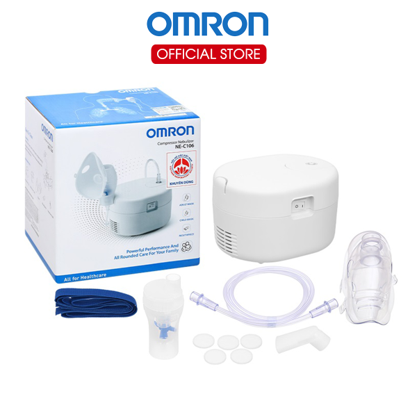 Máy Xông Khí Dung , Mũi Họng Omron NEC106 | Thương Hiệu Nhật Bản - Bảo Hành Chính Hãng 24 Tháng - Hình ảnh 3