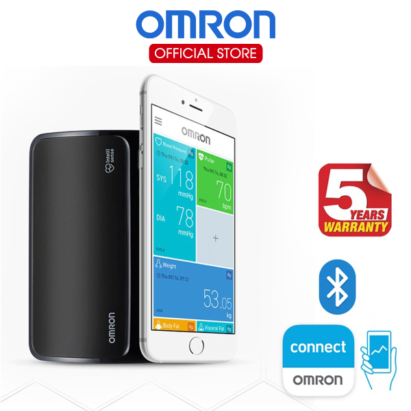 Máy Đo Huyết Áp Bắp Tay Cao Cấp Omron HEM-7600T | Kết Nối Bluetooth, Vòng bít không dây - Hình ảnh 3